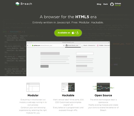 Here is the Browser specially made for Geeks