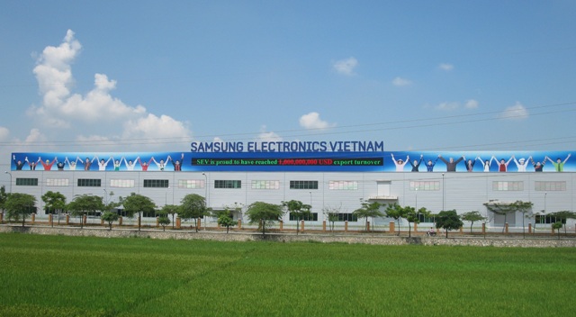 Samsung's Current Facility in Vietnam