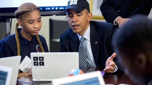 US President Obama Sets Precedence with a Line of Code
