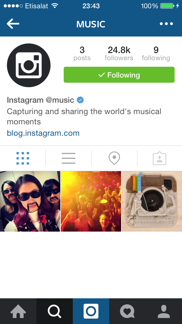 Instagram Ventures into the Music World with the Launch of @music Account