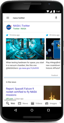 Google To Start Featuring Tweets In Its Search Engine On Mobile