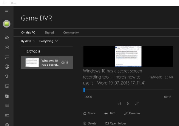 Discovering the Hidden Screen Recording Tool in Windows 10 – Beta News