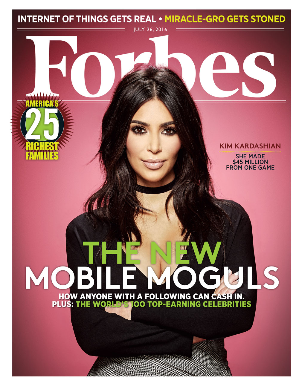 Kim Kardashian’s Mobile Game Powers Her Up Forbes Celebrity Earnings List