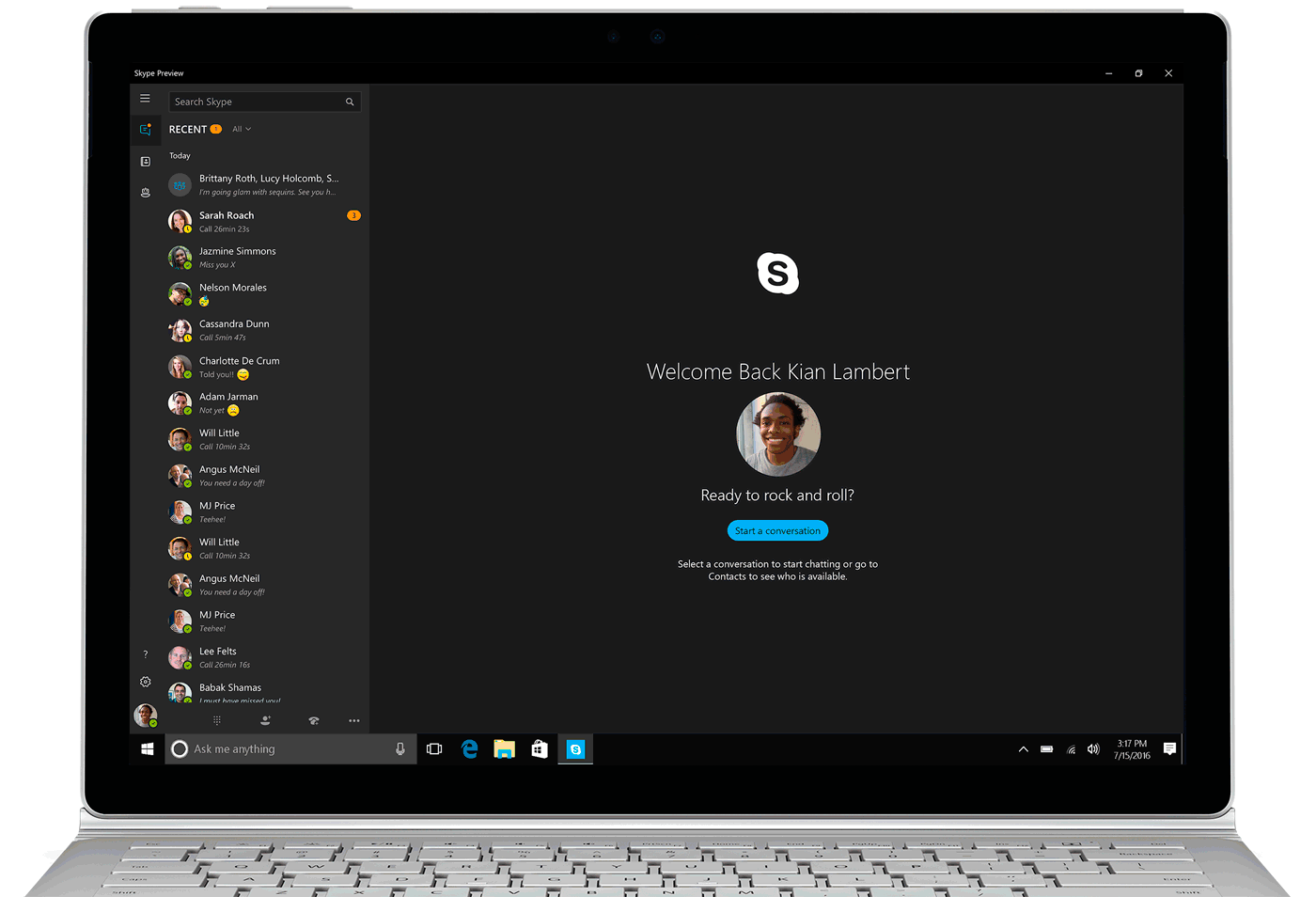 Celebrating Windows 10 Anniversary: Skype Interface Overhaul and Microsoft Edge Updates