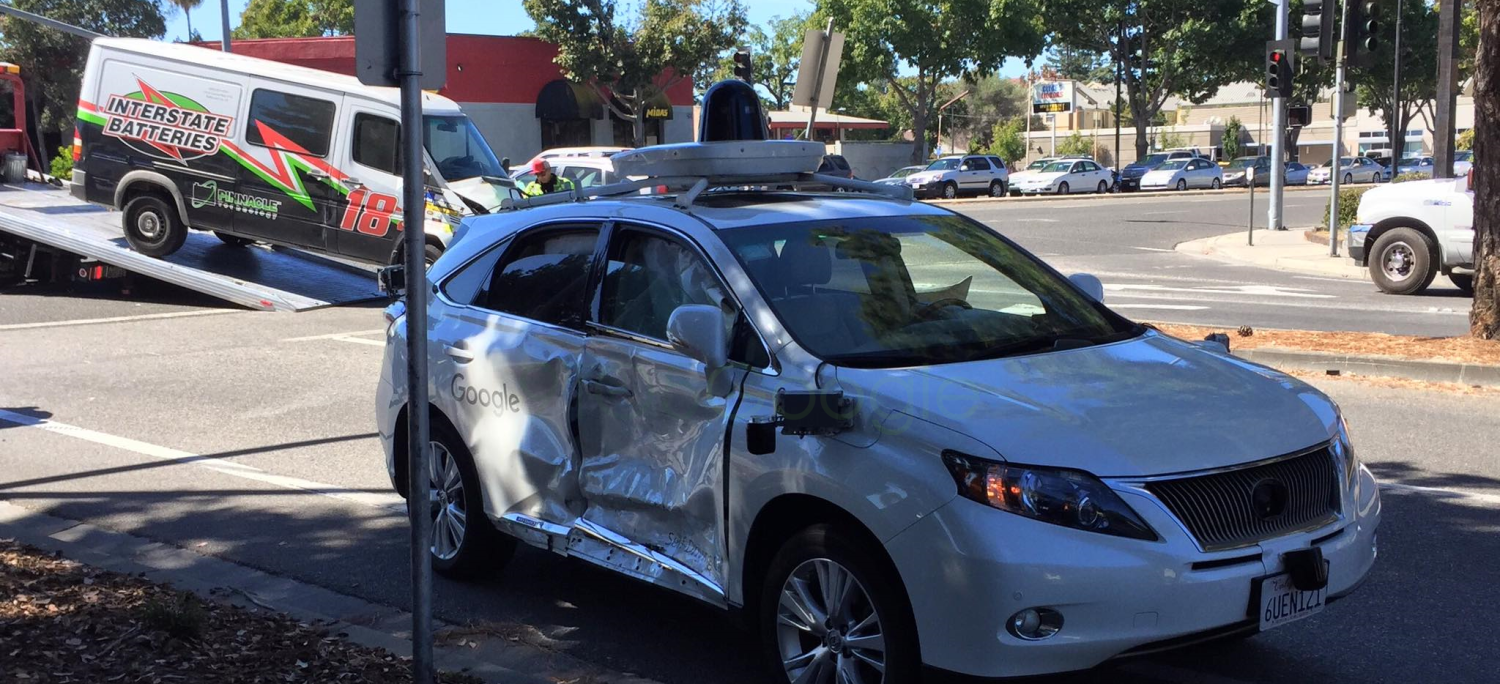 Google Self-Driving Car Involved in Collision; Incident Caused by Van Running a Red Light