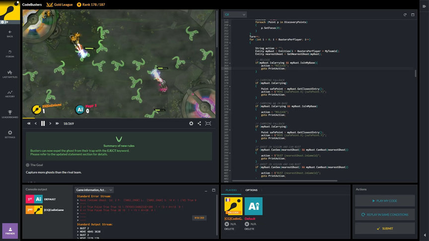 Learn to Code with Immersive Gaming Experience at CodingGame