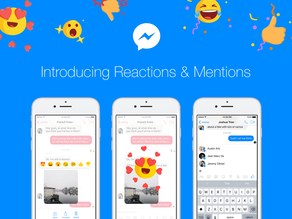 Facebook Incorporates @Mentions and News Feed Reactions to Group Chats on Messenger