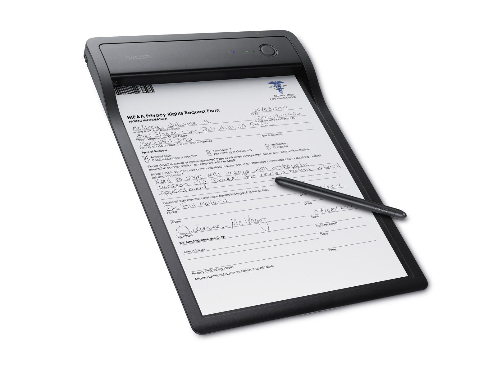 The Wacom Clipbaord Turns Your Paper Documents Into Digital In Real-Time