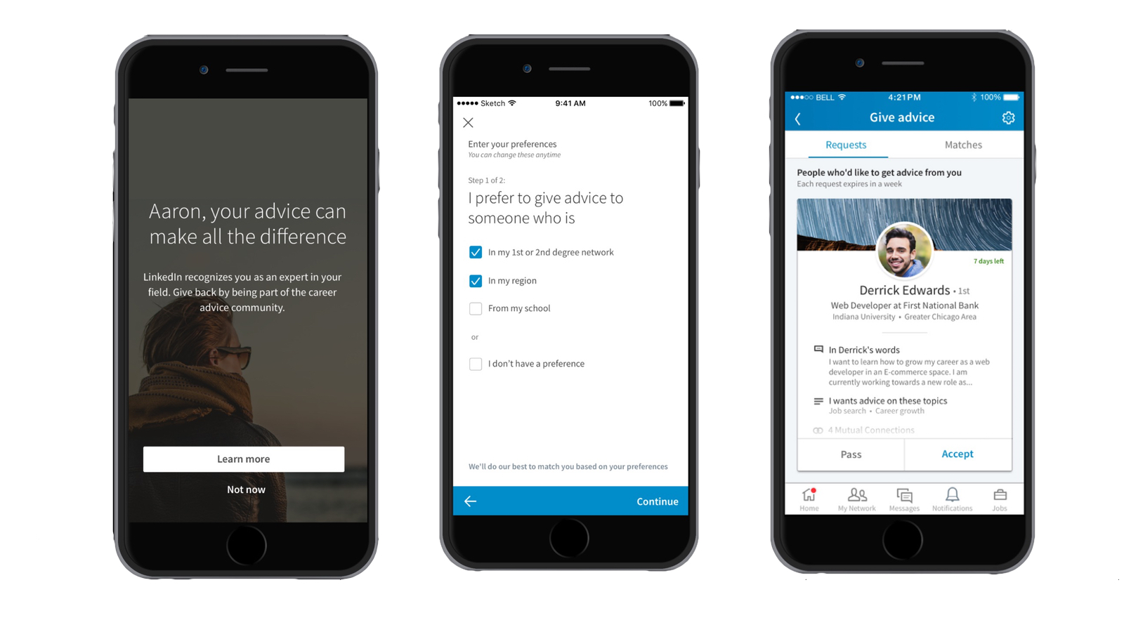 LinkedIn Now Has A Tinder-Like Service That Helps You Discover Mentors