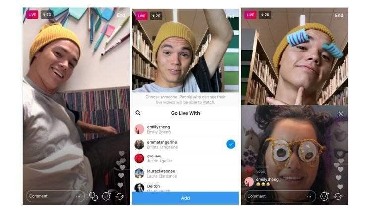 Instagram’s New Feature Allows You And A Friend To Go Live Together