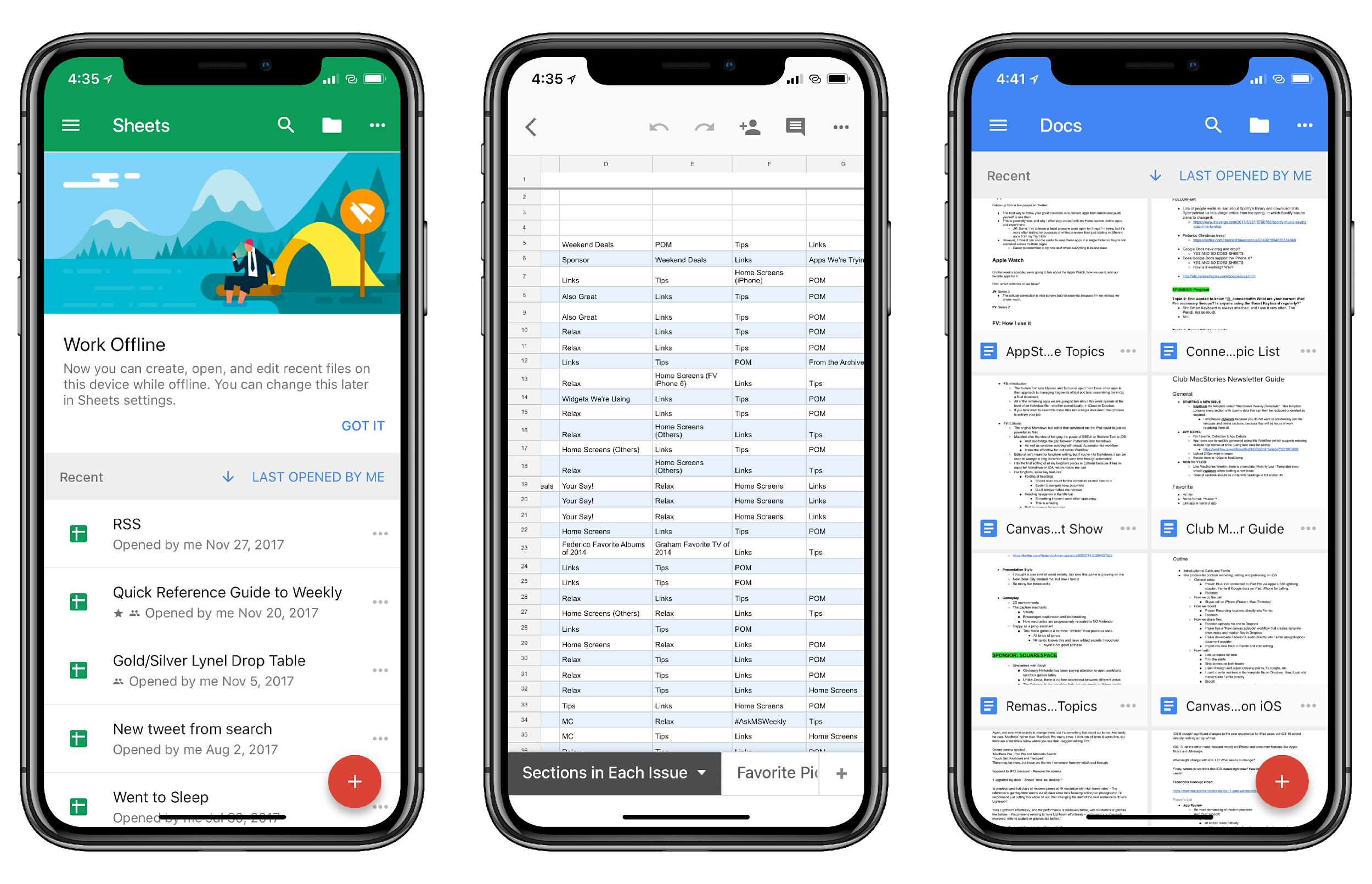 Google Finally Updates Docs, Slides, And Sheets For iPhone X And iOS 11