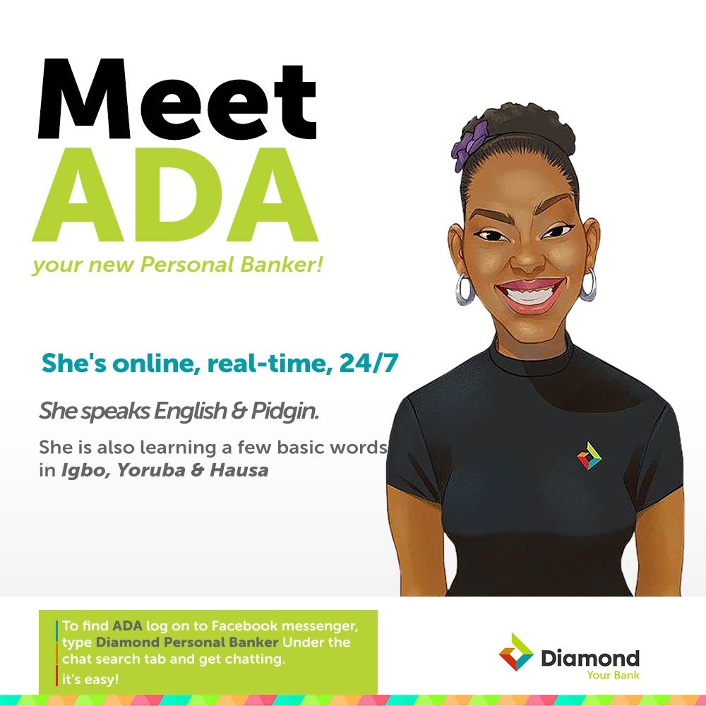 Meet The Diamond Bank Chatbot Called Ada That’s Supposed To Help Customers