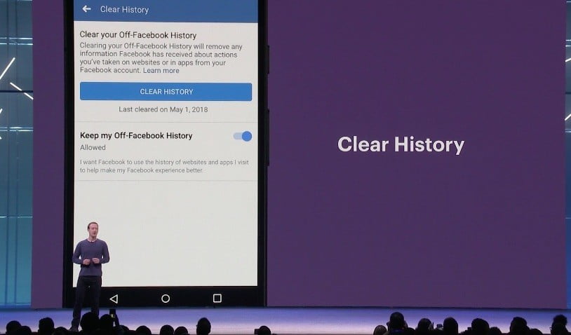 Facebook To Introduce “Clear History” Privacy Tool In Coming Months