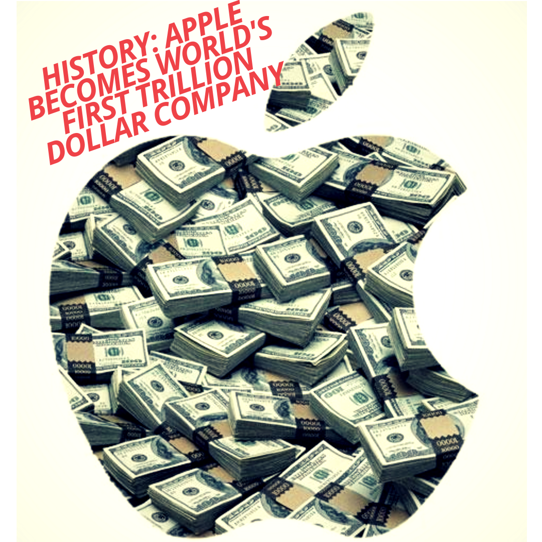 Apple Makes History As The First Trillion Dollar Company By Market Cap