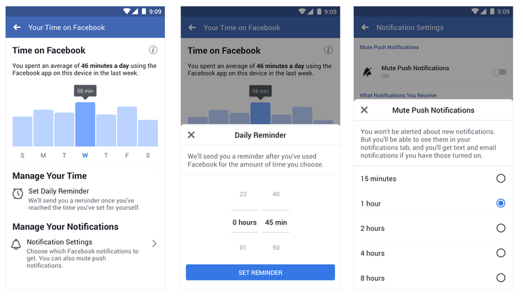Facebook Adds Dashboards To Help You Manage Your Time On Social Apps