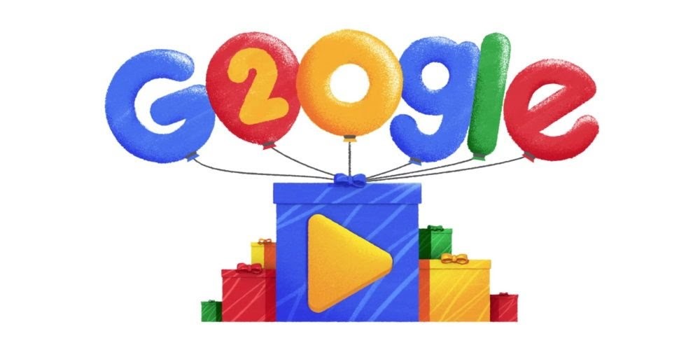 Google’s 20th Birthday Doodle Celebrates 20 Years Of Googling