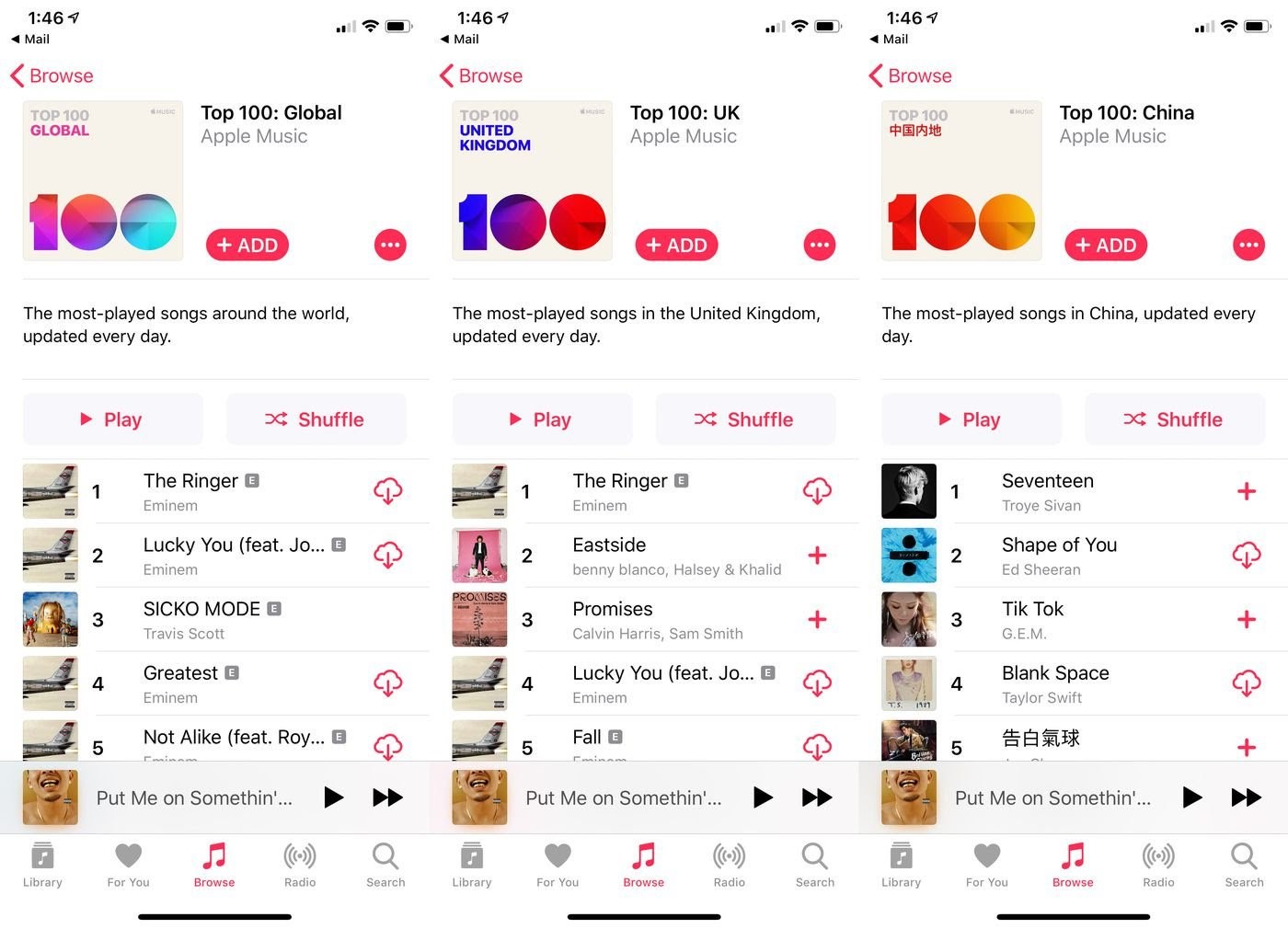 Apple Music Is Adding Global Charts That Will Be Updated Daily