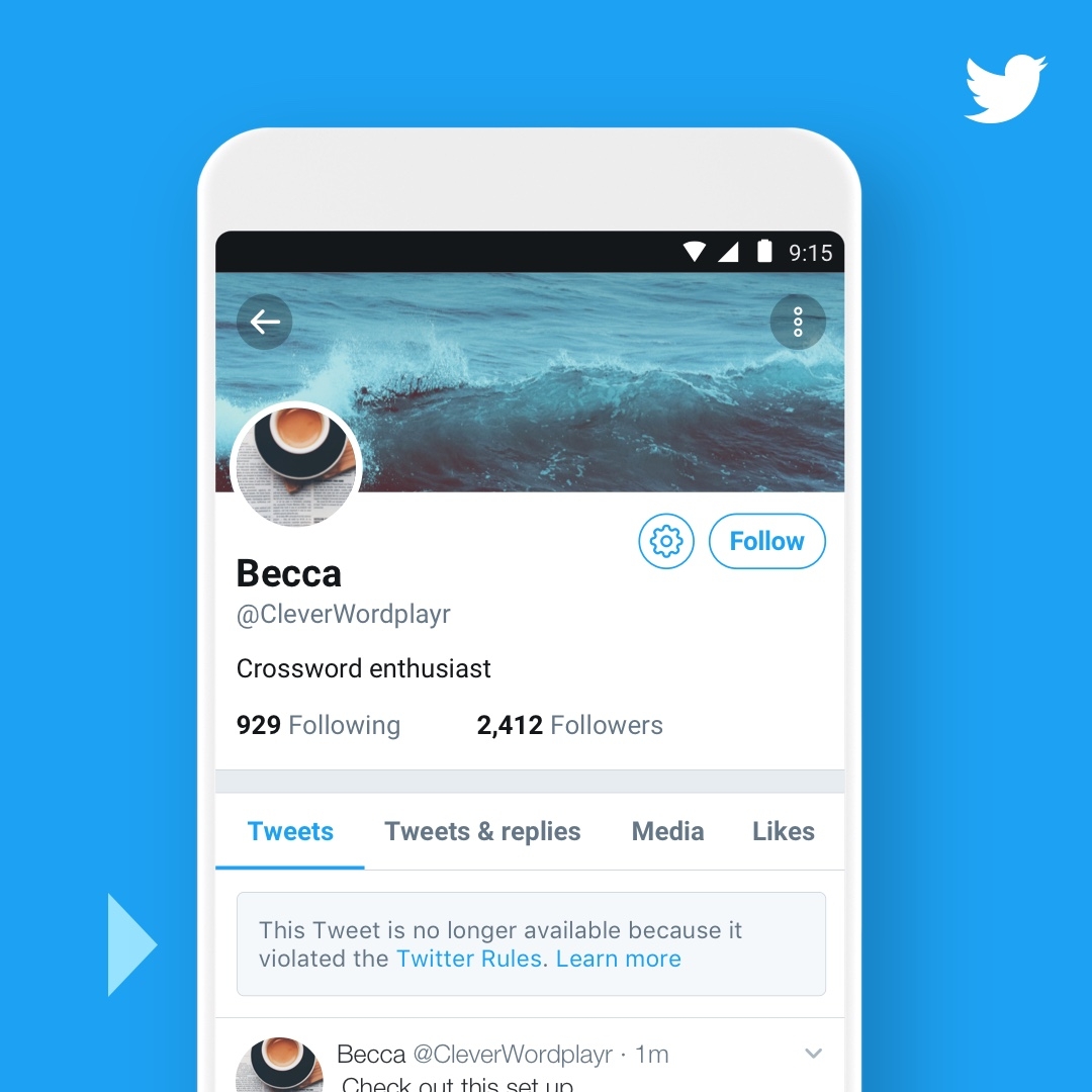 Twitter Will Start Indicating When A Reported Tweet Is Taken Down