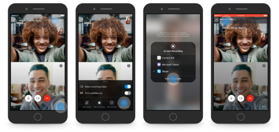 Skype Screen Sharing Now Available On Android And iOS Apps