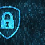App Store and Play Store Remove Several VPN Apps in India Cybersecurity and data privacy protection concept, lock, binary digits background
