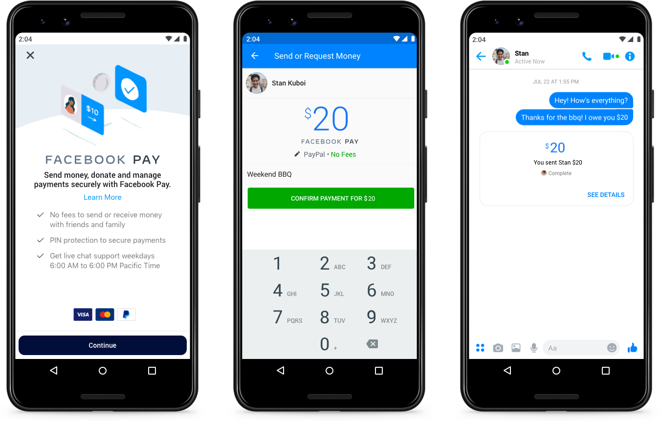 Facebook Launches New Payment System Across Messenger, WhatsApp and Instagram