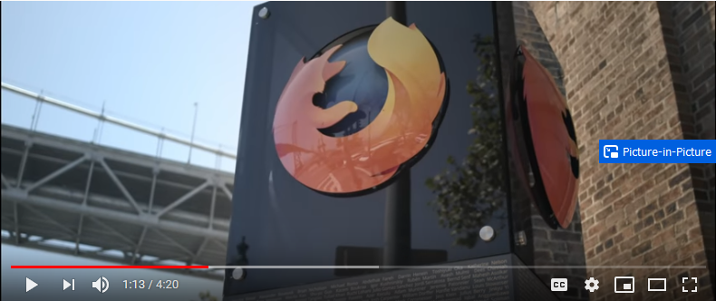 Mozilla Launches Picture-in-Picture Support In Firefox 71, Blocked Over 1 Trillion Trackers Since Sept.