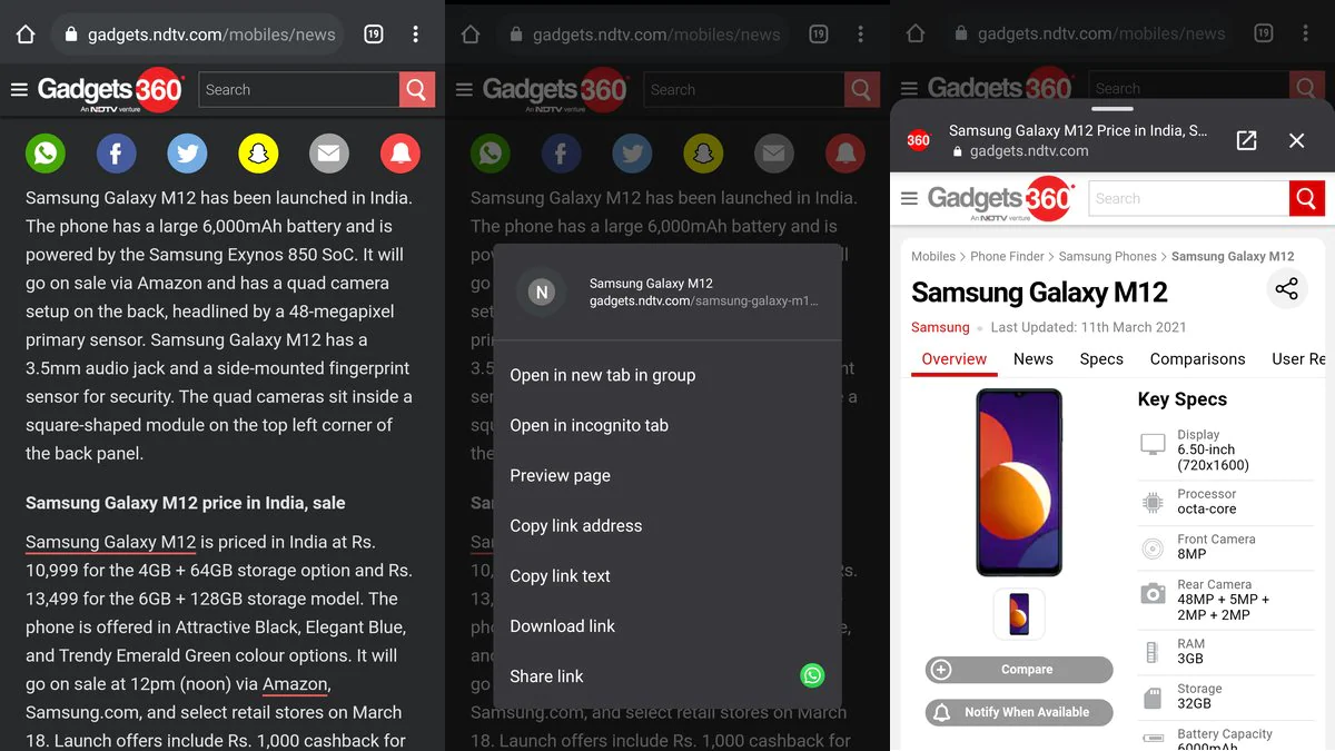 Chrome’s Latest Preview Page Features Exclusively For Android Users