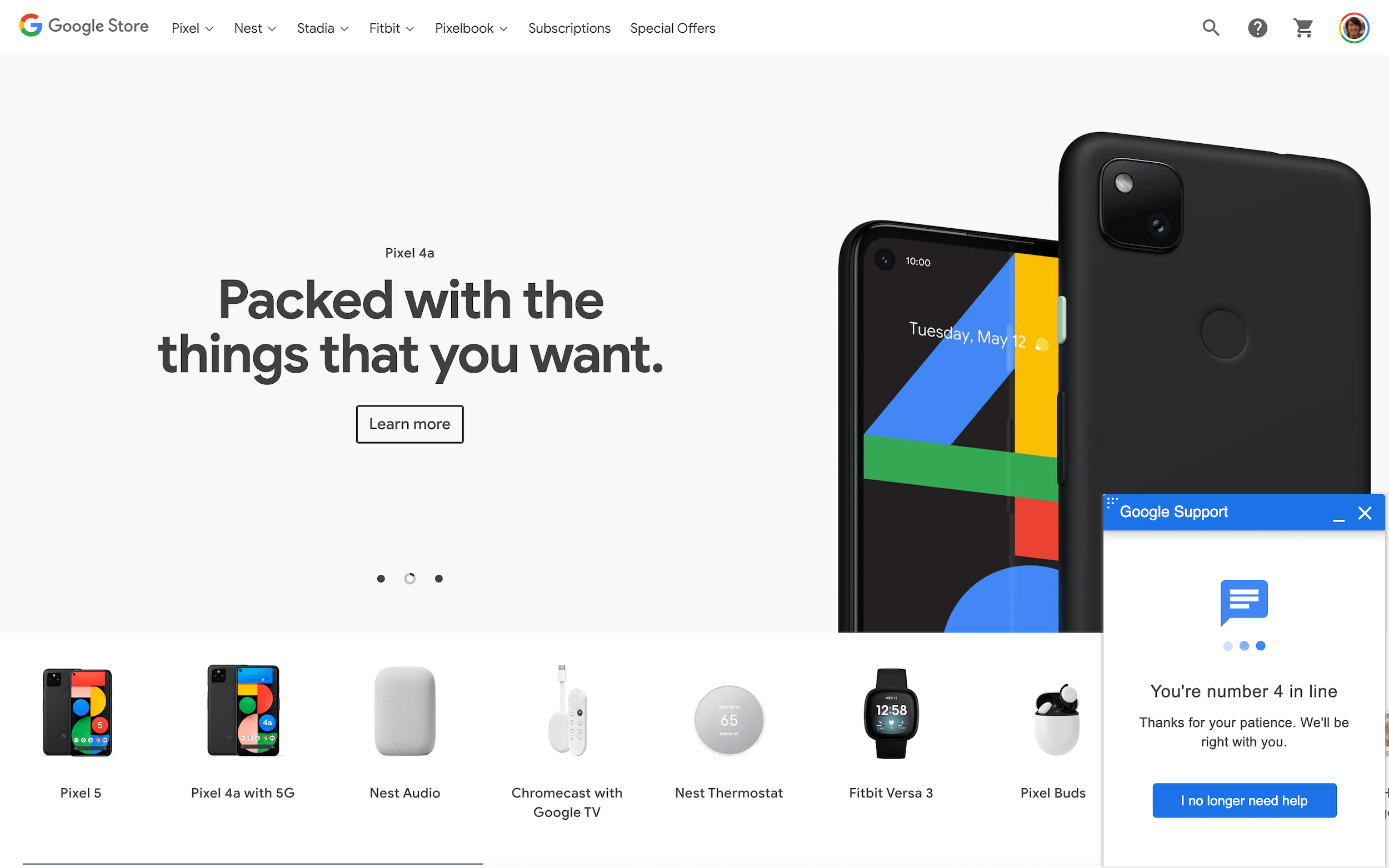 Google Store Has A New Relentless ‘Help’ button On Nearly Every Page