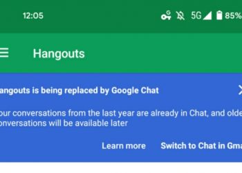 Hangouts Is Prompting Users To Switch From Its Classic Hangout App To The Unified Gmail, Chat & Meet App