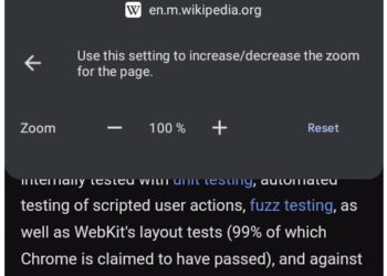 New ‘Page Zoom’ Accessibility Feature Coming To Chrome For Android