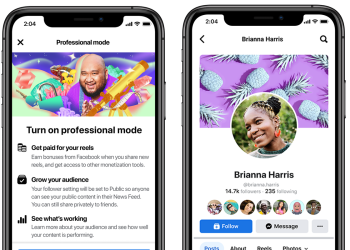 Facebook Introduces Professional Mode For Creator Profiles