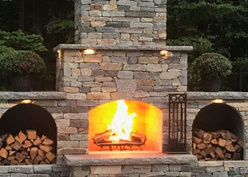 Outdoor Fireplaces Get Their Glow Up As A Key Outdoor Lounge Feature