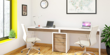 How Is A 2-Person Desk Used As Technology?