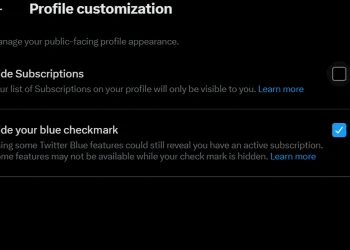 X Now Gives Blue Subscribers The Option Of Hiding The Blue Checkmark