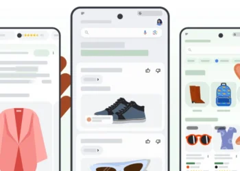 Redesigned Google Shopping Page with AI