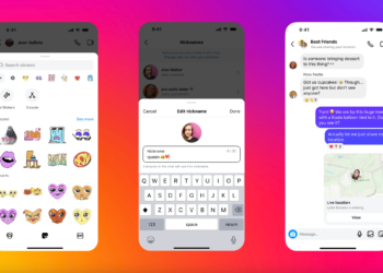 Instagram DMs Feature Nicknames & Real-Time Location Sharing