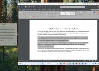 Parallels Desktop Now Supports Windows and Apple’s AI Writing Tools