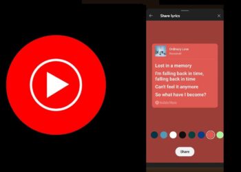 YouTube Music Begins Android Lyrics Sharing