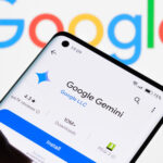Close-up,Of,A,Smartphone,Screen,Displaying,Google,Gemini,App,With