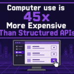 Reflex Benchmark shows AI ‘vision agents’ Can Burn 45x more Tokens than API-based Automation computer-use-is-45x-more-expensive-than-structured-apis