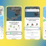 Snapchat Brings Spotify Listening To Snap Map With Now Playing Spotify_x_Snap_UI