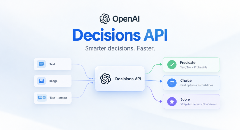 OpenAI Decisions API Targets Faster, Cheaper Agent Workflows